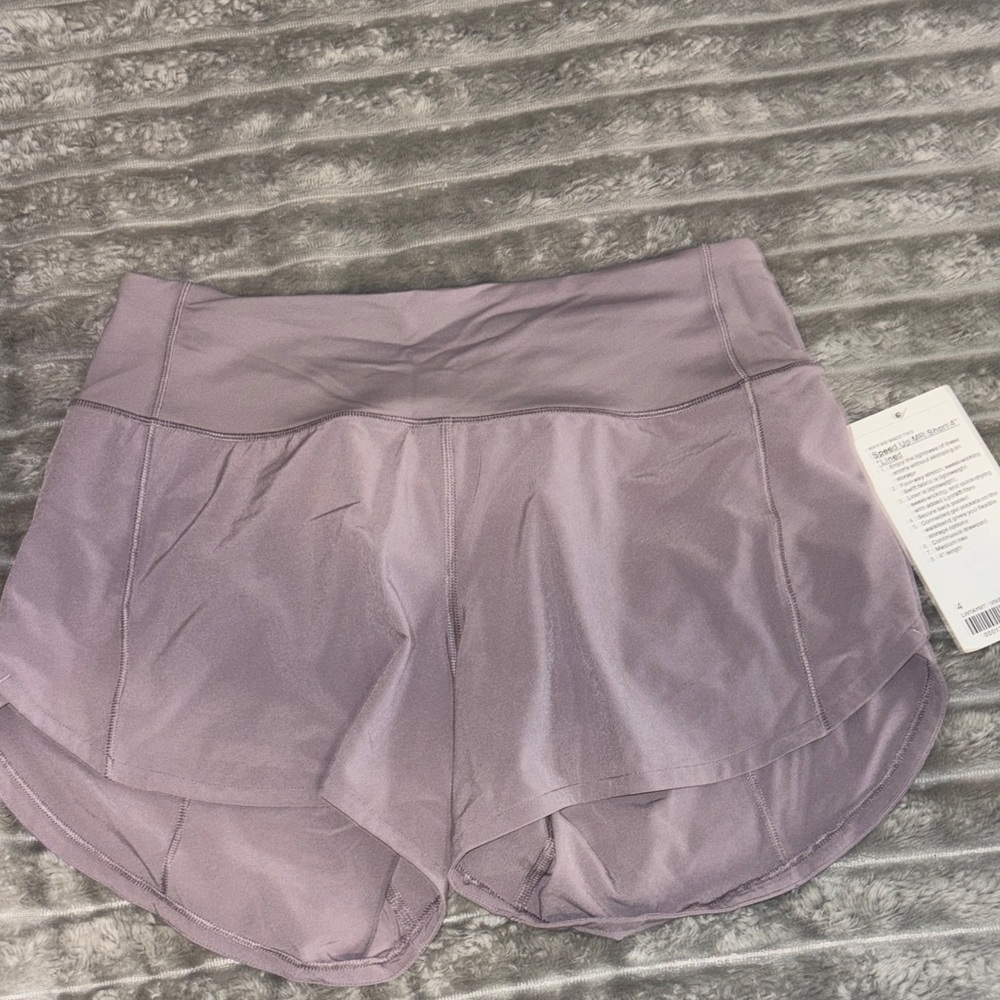 Lululemon Athletica Light Purple Athletic Shorts